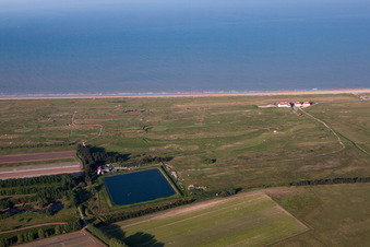 Vue aérienne de Sandwich dans le département Angleterre, Vereinigtes Königreich