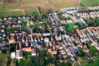 Photographie aérienne de Vue sur le village à le quartier Duttweiler in Neustadt an der Weinstraße dans le département Rhénanie-Palatinat, Allemagne