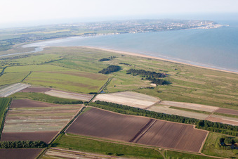 Vue d'oiseau de Great Stonar dans le département Angleterre, Grande Bretagne