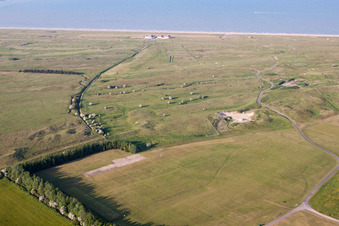 Great Stonar dans le département Angleterre, Grande Bretagne du point de vue du drone