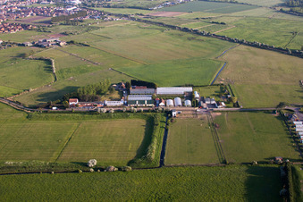 Vue aérienne de Deal dans le département Angleterre, Grande Bretagne