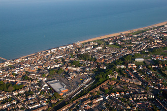 Vue oblique de Deal dans le département Angleterre, Grande Bretagne