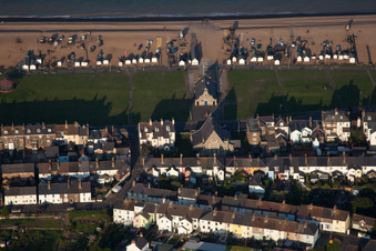 Vue oblique de Deal dans le département Angleterre, Grande Bretagne