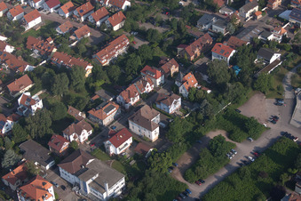 Bismarckstr à Kandel dans le département Rhénanie-Palatinat, Allemagne vu d'un drone