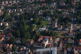 Vue aérienne de Rue Eichendorff à Kandel dans le département Rhénanie-Palatinat, Allemagne