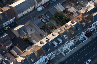 Deal dans le département Angleterre, Grande Bretagne vu d'un drone