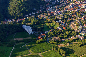 Vue aérienne de Parc thermal Bad Bergzabern à Bad Bergzabern dans le département Rhénanie-Palatinat, Allemagne