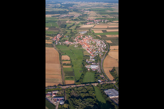 Photographie aérienne de Quartier Kapellen in Kapellen-Drusweiler dans le département Rhénanie-Palatinat, Allemagne