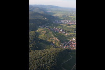 Quartier Gleishorbach in Gleiszellen-Gleishorbach dans le département Rhénanie-Palatinat, Allemagne vue d'en haut
