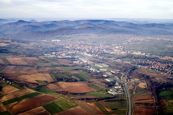 Wissembourg dans le département Bas Rhin, France hors des airs