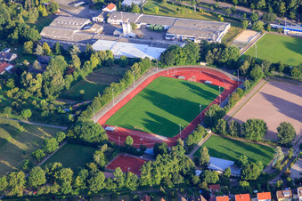 Photographie aérienne de Installation sportive centrale à Herxheim bei Landau dans le département Rhénanie-Palatinat, Allemagne