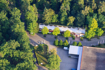Meubles Gilb à Herxheim bei Landau dans le département Rhénanie-Palatinat, Allemagne depuis l'avion