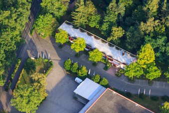 Meubles Gilb à Herxheim bei Landau dans le département Rhénanie-Palatinat, Allemagne vue du ciel