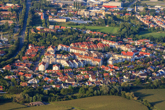Vue aérienne de Quartier de Vogelgesang à Speyer dans le département Rhénanie-Palatinat, Allemagne