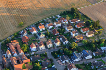 Vue aérienne de Waldsr à Herxheimweyher dans le département Rhénanie-Palatinat, Allemagne
