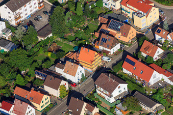 Waldstr à Kandel dans le département Rhénanie-Palatinat, Allemagne d'en haut