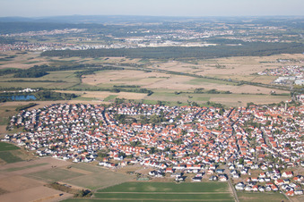 Quartier Sankt Leon in St. Leon-Rot dans le département Bade-Wurtemberg, Allemagne d'en haut