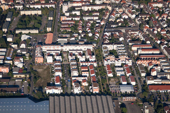 Quartier Rohrbach in Heidelberg dans le département Bade-Wurtemberg, Allemagne d'un drone