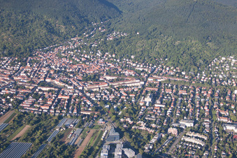 Quartier Handschuhsheim in Heidelberg dans le département Bade-Wurtemberg, Allemagne d'en haut