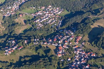 Photographie aérienne de Vue sur le village à le quartier Rittenweier in Weinheim dans le département Bade-Wurtemberg, Allemagne