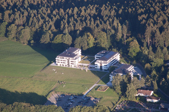 Vue aérienne de Clinique sysTelios à le quartier Siedelsbrunn in Wald-Michelbach dans le département Hesse, Allemagne