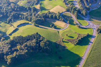 Vue aérienne de Quartier Kreidach in Wald-Michelbach dans le département Hesse, Allemagne