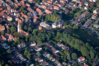 Photographie aérienne de Quartier Leutershausen in Hirschberg an der Bergstraße dans le département Bade-Wurtemberg, Allemagne