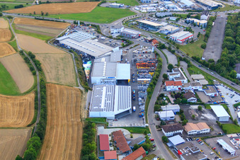 Photographie aérienne de Centre de recyclage et service de conteneurs KÖMPF à Calw dans le département Bade-Wurtemberg, Allemagne