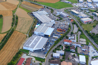Vue oblique de Centre de recyclage et service de conteneurs KÖMPF à Calw dans le département Bade-Wurtemberg, Allemagne