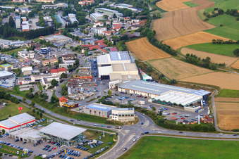 Vue aérienne de Kömpf Construction Center GmbH à Calw dans le département Bade-Wurtemberg, Allemagne