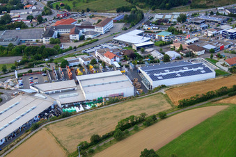 Photographie aérienne de Kömpf Construction Center GmbH à Calw dans le département Bade-Wurtemberg, Allemagne
