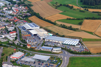 Vue oblique de Kömpf Construction Center GmbH à Calw dans le département Bade-Wurtemberg, Allemagne