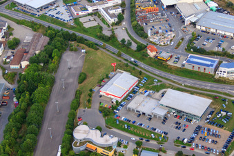 Vue aérienne de ATU Calw à Calw dans le département Bade-Wurtemberg, Allemagne