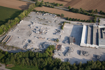 Vue aérienne de Carrière Sindelfingen-Darmsheim à le quartier Darmsheim in Sindelfingen dans le département Bade-Wurtemberg, Allemagne