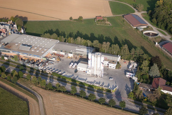 Image drone de Mühlackerstraße, entreprise Kömpf à le quartier Darmsheim in Sindelfingen dans le département Bade-Wurtemberg, Allemagne