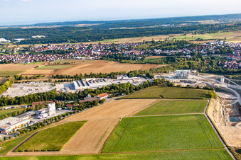 Carrière Sindelfingen-Darmsheim à le quartier Darmsheim in Sindelfingen dans le département Bade-Wurtemberg, Allemagne depuis l'avion