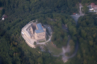 Vue d'oiseau de Quartier Hambach an der Weinstraße in Neustadt an der Weinstraße dans le département Rhénanie-Palatinat, Allemagne