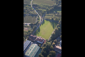 École de sport de Bade-Sud à le quartier Steinbach in Baden-Baden dans le département Bade-Wurtemberg, Allemagne vue d'en haut