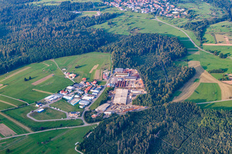 Vue oblique de Quartier Pfaffenrot in Marxzell dans le département Bade-Wurtemberg, Allemagne
