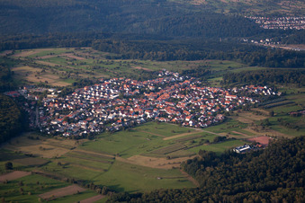 Image drone de Quartier Spessart in Ettlingen dans le département Bade-Wurtemberg, Allemagne