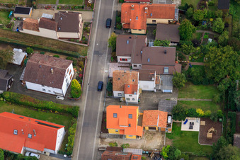 Waldstr à Kandel dans le département Rhénanie-Palatinat, Allemagne vue d'en haut