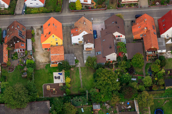 Waldstr à Kandel dans le département Rhénanie-Palatinat, Allemagne depuis l'avion