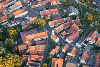 Vue oblique de Hôtel de ville de l'administration municipale à Oberhausen dans le département Rhénanie-Palatinat, Allemagne