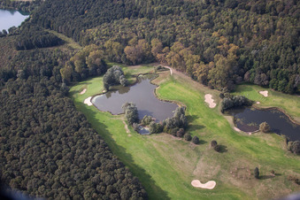 Club de golf de Baden-Baden Soufflenheim à Soufflenheim dans le département Bas Rhin, France depuis l'avion