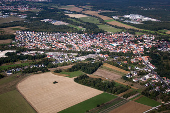 Haguenau dans le département Bas Rhin, France hors des airs