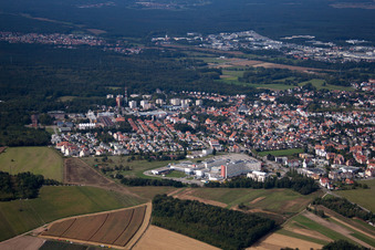 Haguenau dans le département Bas Rhin, France vue d'en haut