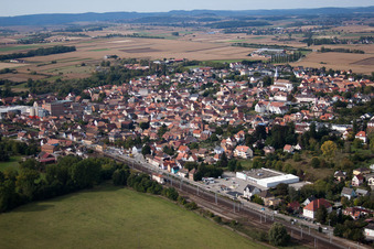 Hochfelden dans le département Bas Rhin, France d'un drone