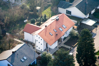 Enregistrement par drone de Rue Zeppelin à Kandel dans le département Rhénanie-Palatinat, Allemagne