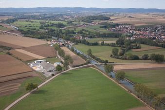 Photographie aérienne de Lupstein dans le département Bas Rhin, France