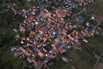 Enregistrement par drone de Engwiller dans le département Bas Rhin, France